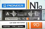 Compact Cassette Pioneer N1a 90 Type I Normal 1982 Japan
