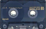 Compact Cassette Maxell Music Gear 80 "MG2-80" Type II Chrome 2000 Japan