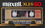 Compact Cassette Maxell XLII-S 60 Type II Chrome 1985 USA