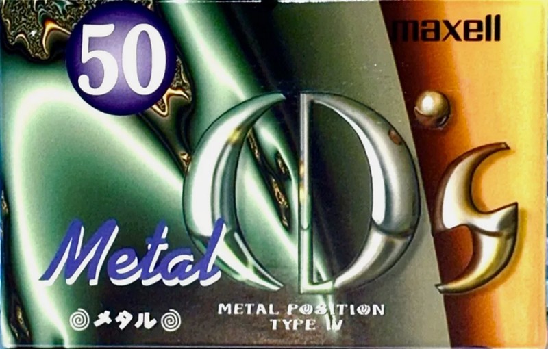 Compact Cassette Maxell Metal CD's 50 "MCDS-50L" Type IV Metal 1997 Japan