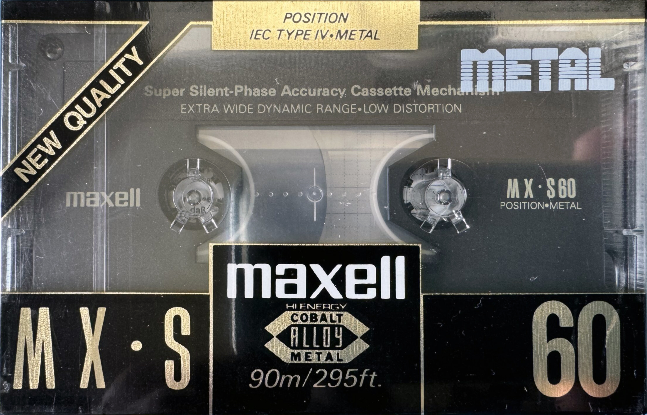 Compact Cassette Maxell MX-S 60 Type IV Metal 1992 Europe