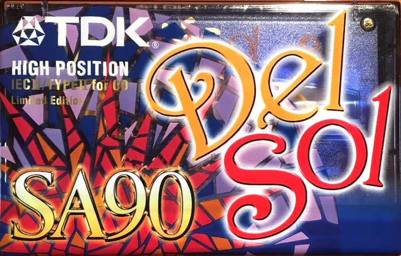Compact Cassette TDK SA 90 "SA-90EBSOL Delsol" Type II Chrome 1997 Worldwide