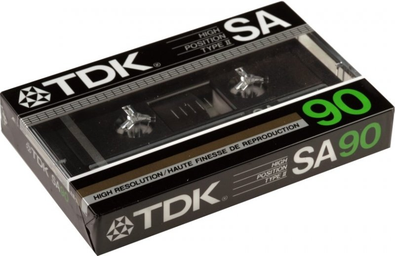 Compact Cassette TDK SA 90 Type II Chrome 1985 North America