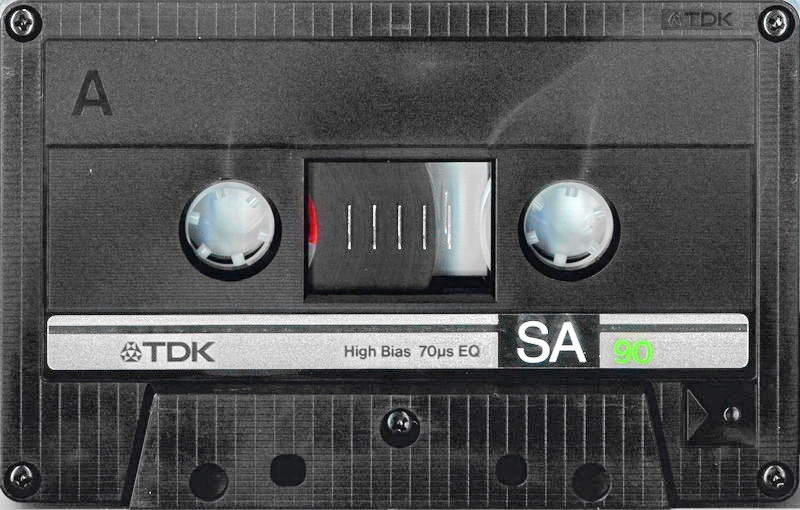 Compact Cassette TDK SA 90 Type II Chrome 1985 North America