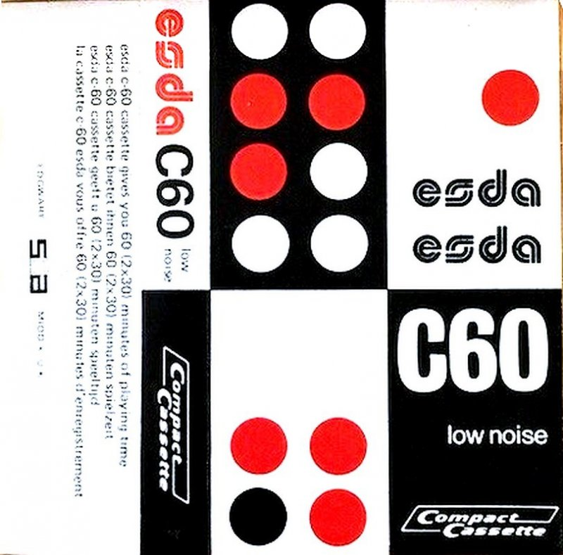 Compact Cassette Esda 60 Type I Normal 1978 UK