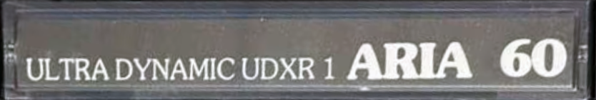 Compact Cassette Aria UDXR 1 60 Type I Normal 1979 Unknown Country