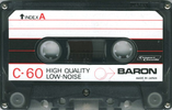 Compact Cassette Baron 60 Type I Normal 1977 Japan