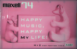 Compact Cassette Maxell My2 74 "MY2-74N" Type II Chrome 2000 Japan