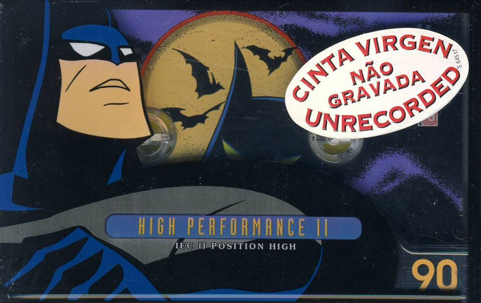 Compact Cassette BASF High Performance II 90 "Batman Edition I" Type II Chrome 1995 Europe