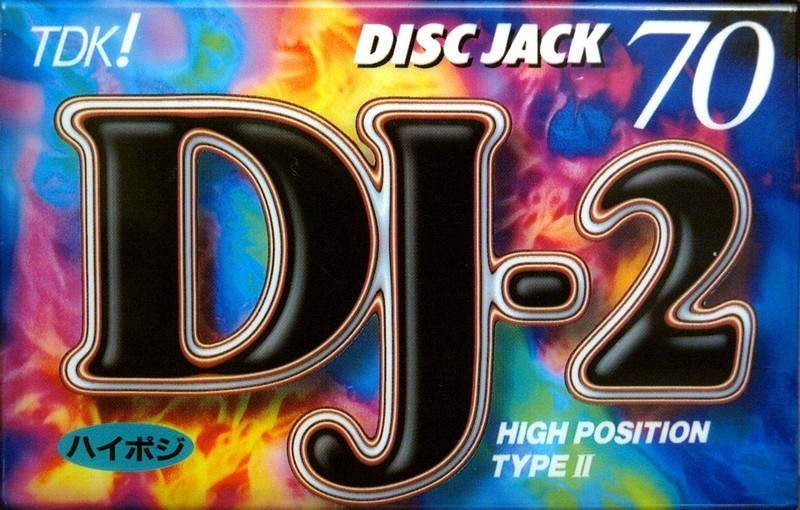 Compact Cassette TDK DJ2 Disc Jack 70 "DJ2-70N" Type II Chrome 1996 Japan