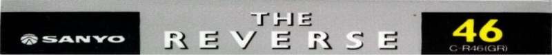 Compact Cassette Sanyo The Reverse 46 "C-R46(GR)" Type I Normal 1986 Japan