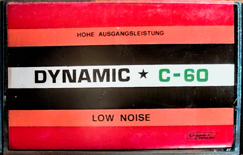 Compact Cassette Dynamic 60 Type I Normal Hong Kong