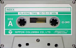 Compact Cassette Columbia TRK 30 "TRK-301" Type I Normal 1972 Japan