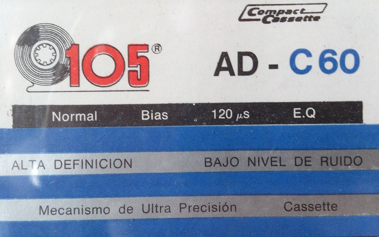 Compact Cassette 105 60 Type I Normal Argentina