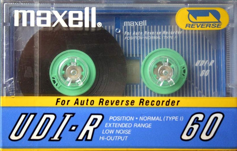 Compact Cassette Maxell UDI-R 60 Type I Normal 1985 Japan